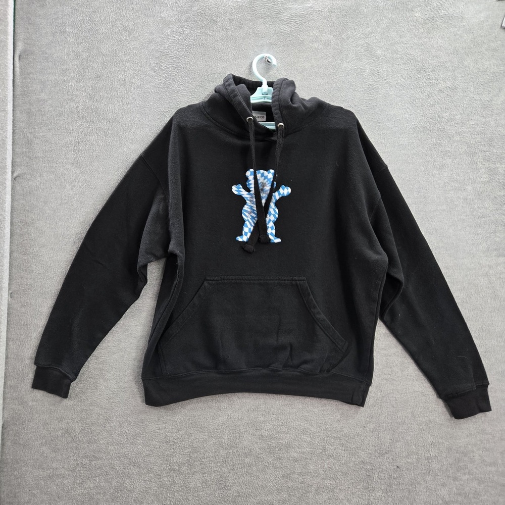 Grizzly Griptape Men Hoodie XL Black‎ Graphic Print Bear Drawstring Pullover